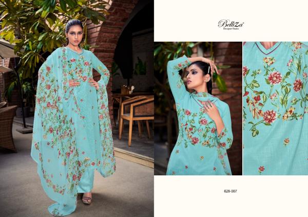 Belliza Oracle Beautiful Cotton Printed Dress Materials